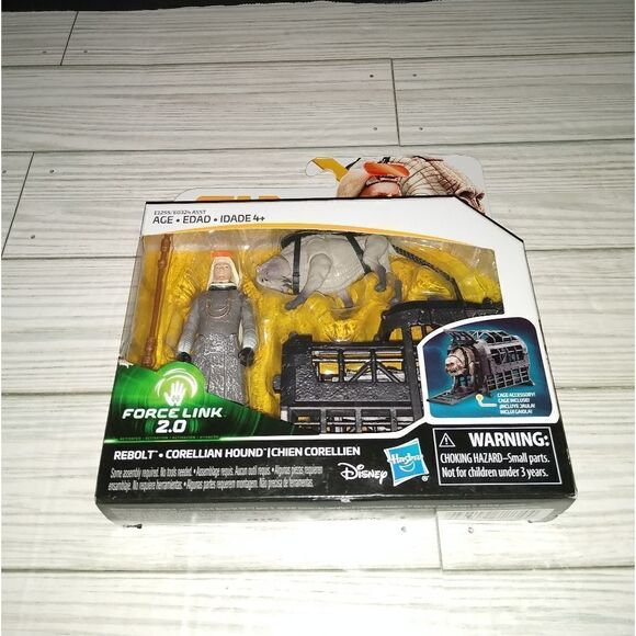 Star Wars Force Link 2.0 Rebolt & Corellian Hound Solo Story Cage 3.75in New - Picture 1 of 8
